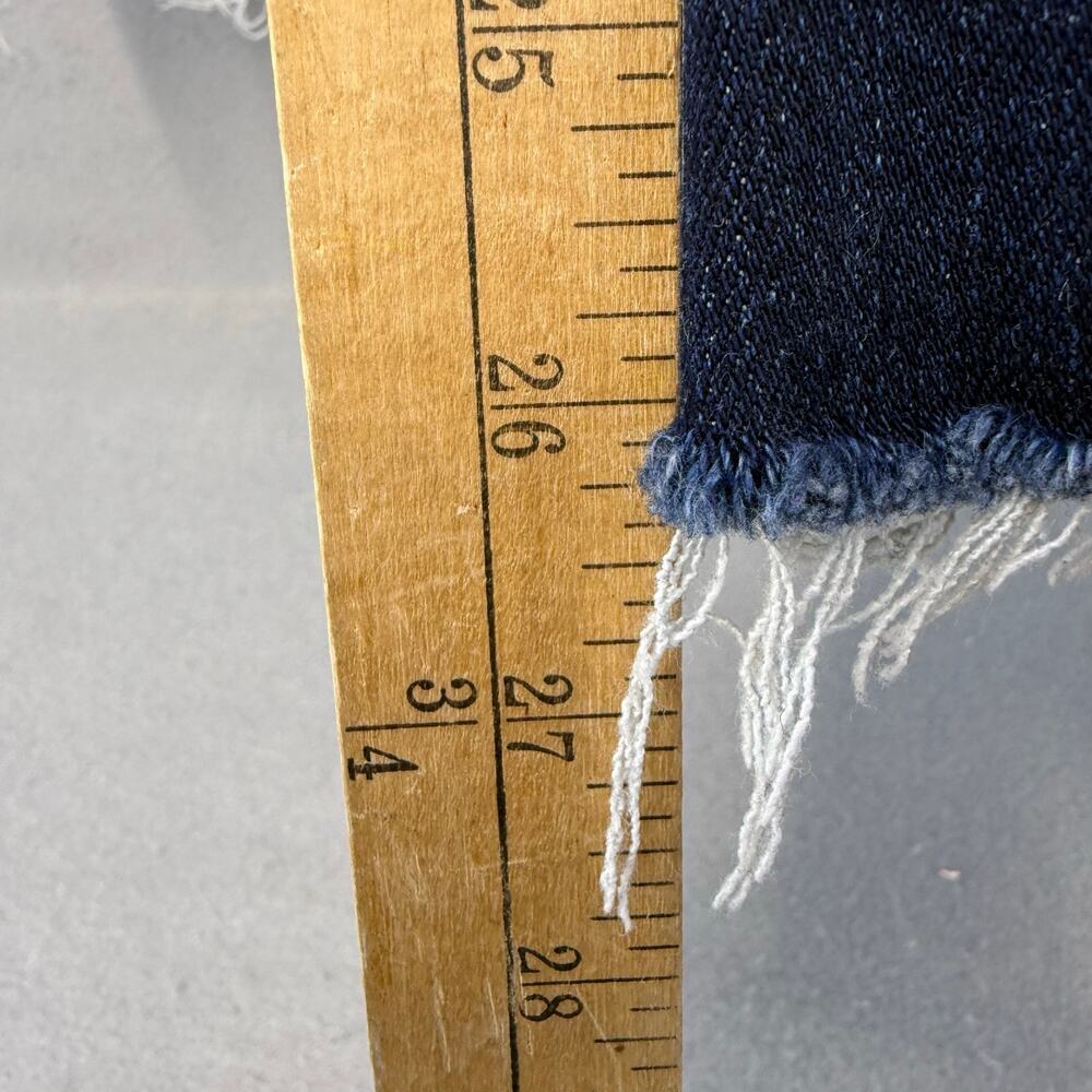 Risen Jeans Women's 9/29 Dark Blue Bootcut Raw Hem High Rise Fit EUC - Picture 13 of 14